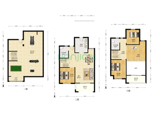 碧桂园金茂悦山 4室1厅2卫 227平方