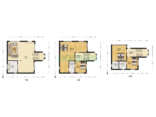 顺德碧桂园彩虹居 3室1厅3卫 185平方