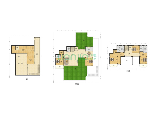 自然界江月 7室2厅5卫 337平方