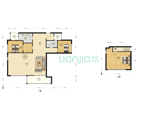 保利天屿二期 3室2厅1卫 153平方