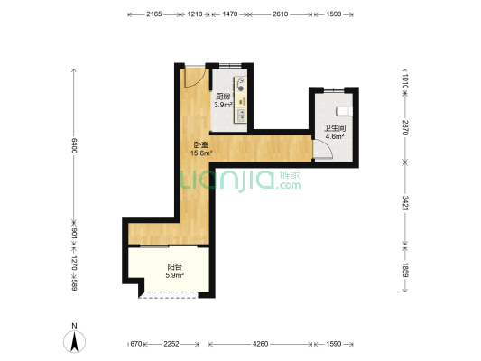 华夏茗湾学府 1室0厅1卫 85平方