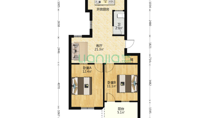 汇津水务宿舍二手房实景图