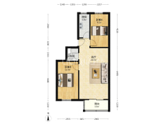 建厂局设计院 中间好楼层 采光好 税费低-涿州建厂局设计院家属楼户型图