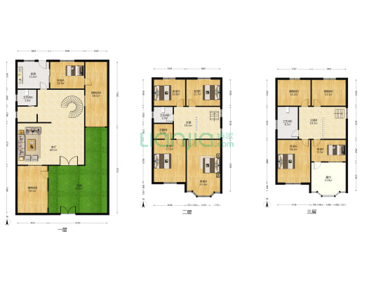 姑苏路 7室1厅3卫 278平方