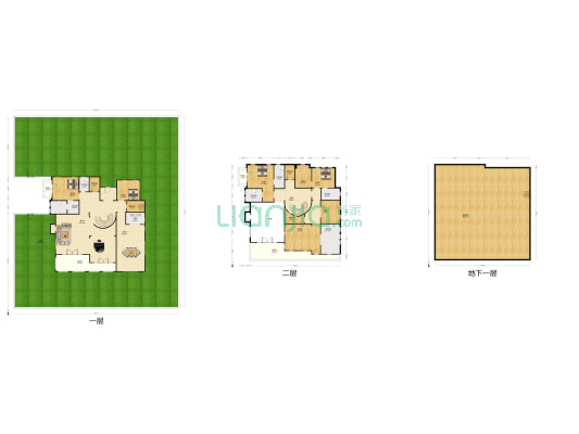 红星海一期原墅 6室2厅6卫 505平方