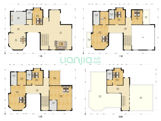 聚怡居 9室2厅7卫 604平方