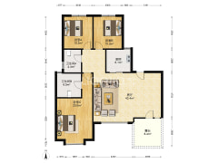 出售鸿坤理想湾精装洋房南北通透采光无遮挡-涿州鸿坤理想湾南区户型图