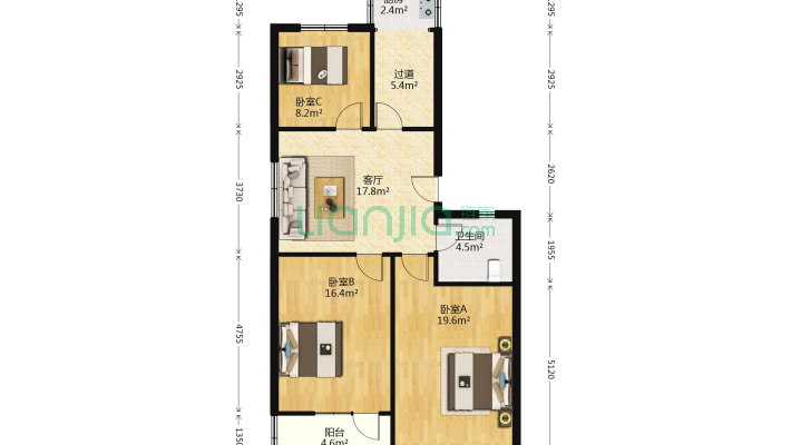八中家属楼二手房实景图