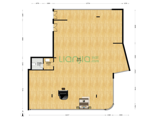 赞成美音金座 1室0厅1卫 307平方