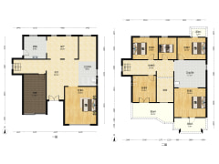 独栋别墅 房本满五 别墅区 田园戏水 大院子-涿州颐和公馆户型图