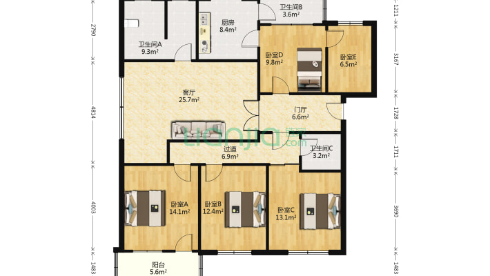 湘华小区二手房实景图