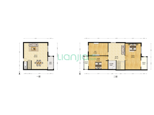 万岁公寓 3室2厅2卫 217平方