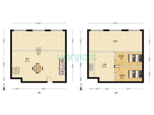 中南南通CBD大有境 2室1厅0卫 83平方