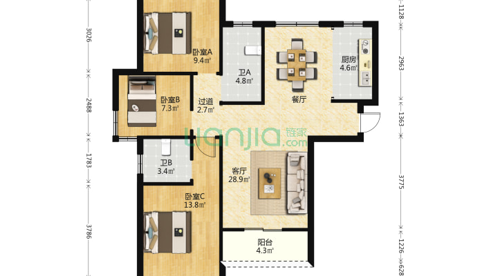 光谷悦公馆二手房实景图