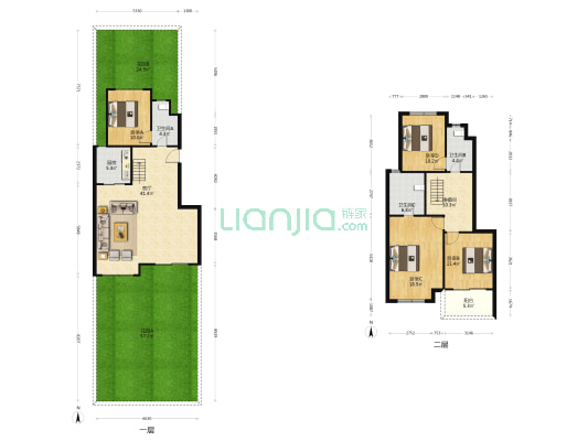 华侨城碧桂园莫奈的湖 4室1厅3卫 151平方