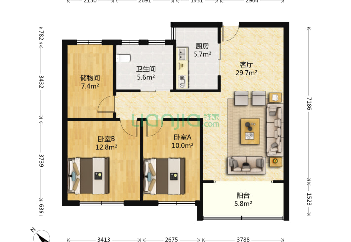 南京房产网>南京小区>栖霞小区>尧化门小区>金地明悦>金地明悦户型图>