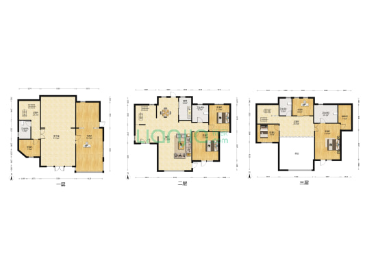 龙泽名园 7室1厅4卫 308平方
