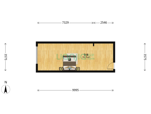 博悦万品大厦 1室0厅0卫 53平方