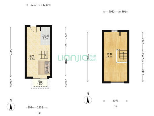 广源凤岭壹号院 1室1厅1卫 30平方