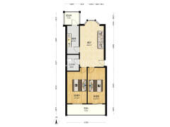 此房满五 房主诚心出售南北通透户型 价格可议-涿州绿茵家园户型图