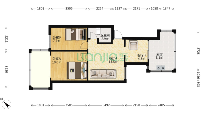 正和小区和顺巷二手房实景图
