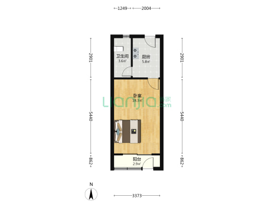 政立路80弄 1室0厅1卫 37平方
