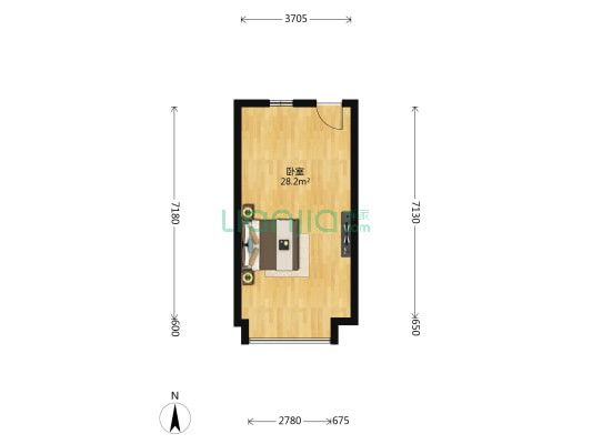 崇川星光域 1室0厅0卫 43平方