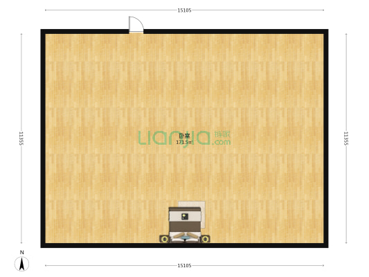 建总江南尚璟 1室0厅0卫 148平方