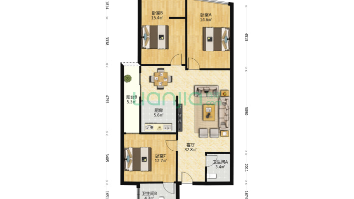 新力广厦二手房实景图