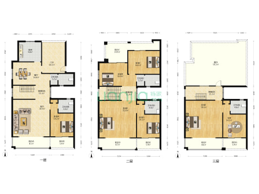 金汇园 7室2厅5卫 284平方