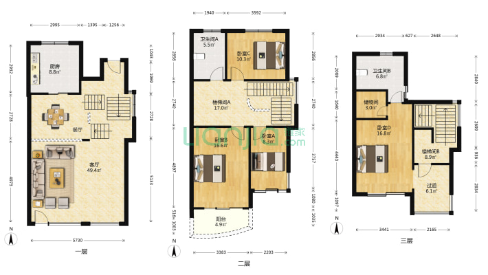 现代缘墅二手房实景图