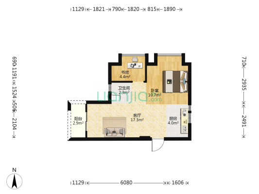 康乐小区 2室1厅1卫 0平方