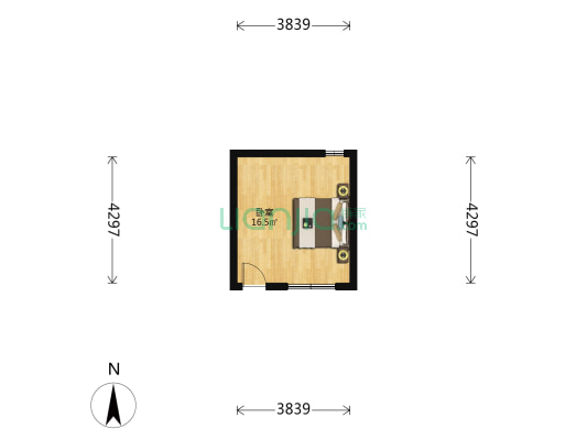 尚德里 1室0厅0卫 21平方