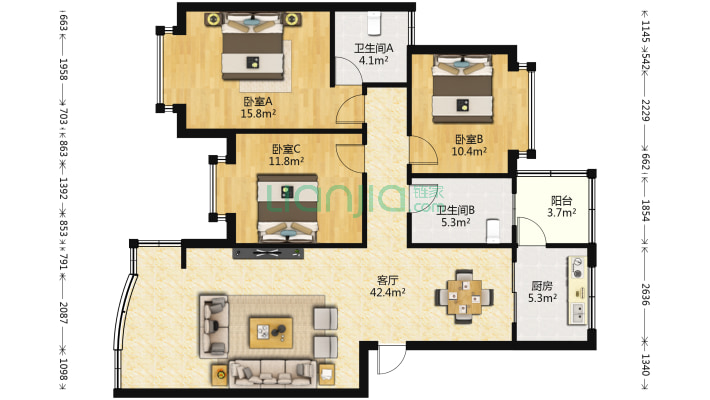 香樟苑二手房实景图