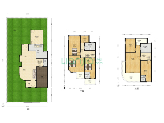 阳光花园 5室1厅5卫 208平方