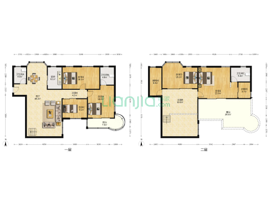 联众华庭 5室1厅3卫 250平方