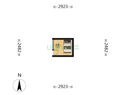 喜鹊巷 1室0厅0卫 10平方