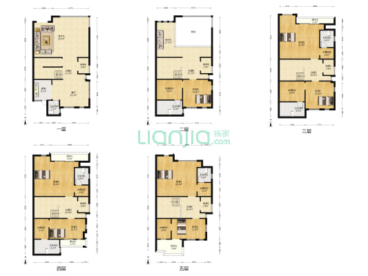 瑞璟大观 7室3厅7卫 477平方
