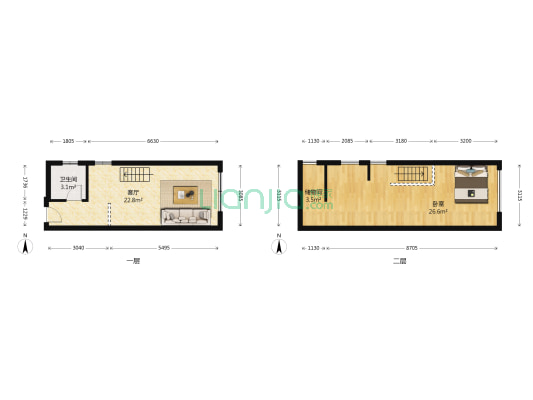 凤凰SOHO 1室1厅1卫 40平方