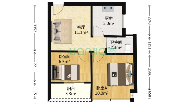 同泰时代中心二手房实景图