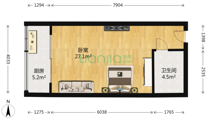 雁栖香堤二手房实景图