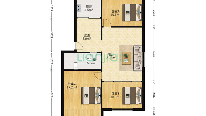 人民路海滨综合楼二手房实景图