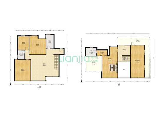 中惠沁林山庄 5室2厅2卫 196平方