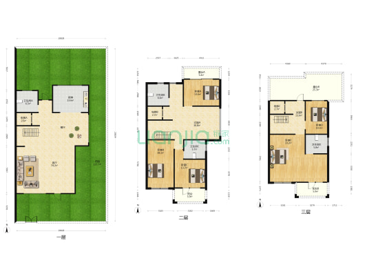 建工新城建义家园 5室1厅4卫 420平方