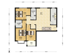 老城区的精品楼盘，位置好，配套设施齐全，西丁，双塔-涿州北京理想城户型图