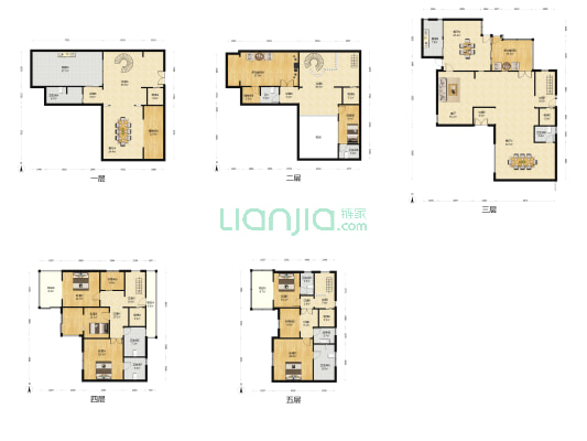 檀宫御府 7室4厅9卫 304平方