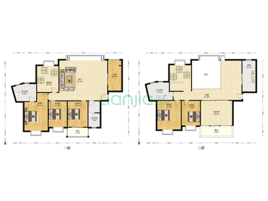 湖滨花园（吴江） 6室1厅3卫 320平方