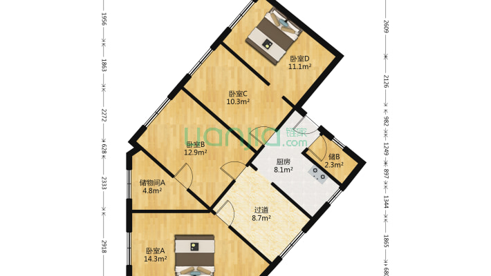 团结街（胜利桥北商圈）二手房实景图