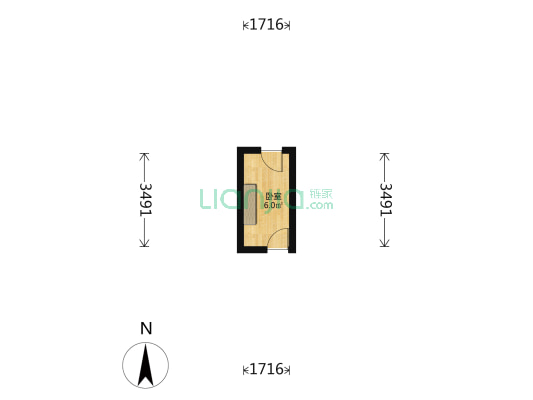 前帽胡同 1室0厅0卫 9平方