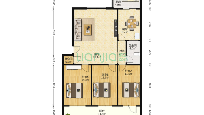 金安楼二手房实景图